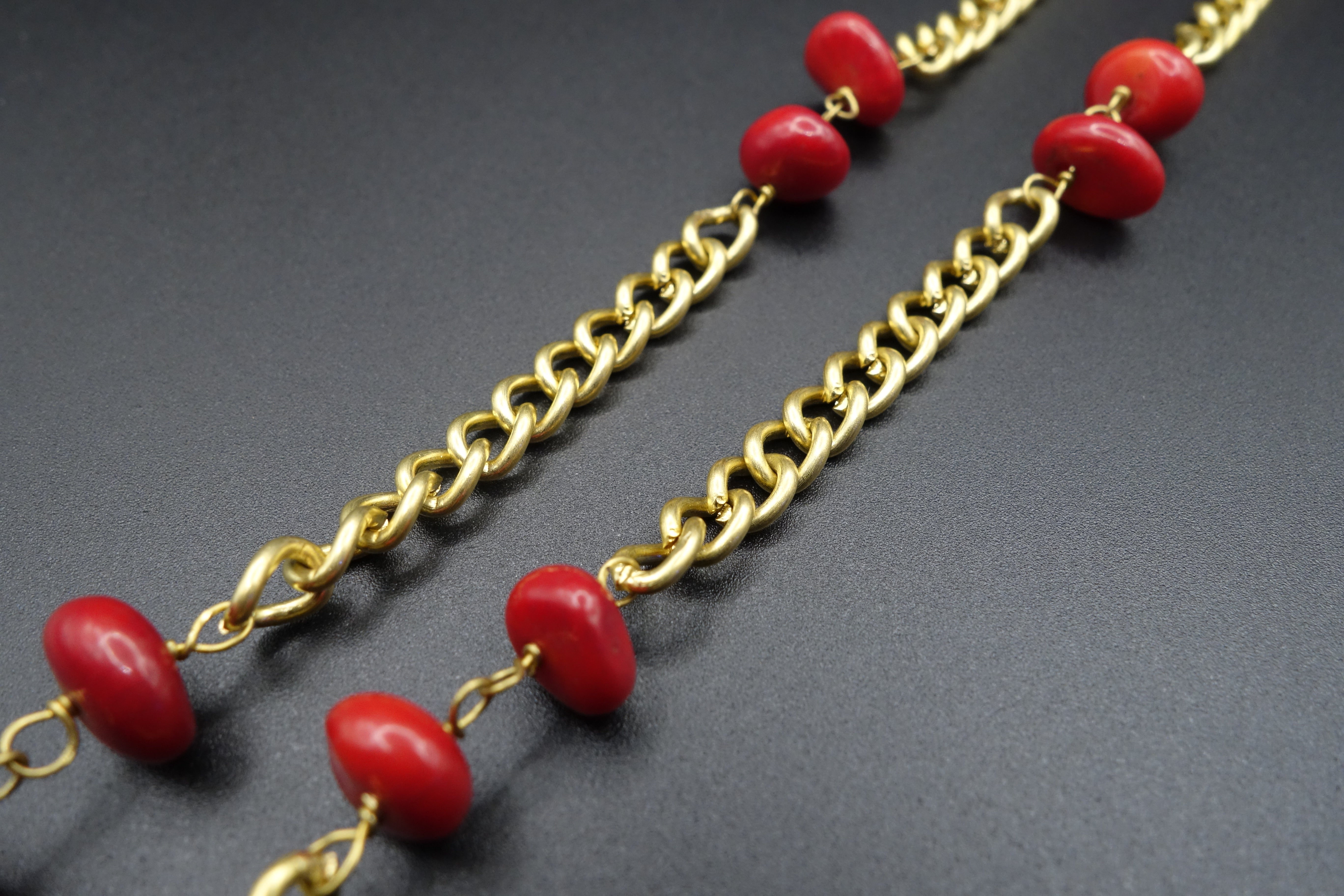 Red Coral Sunglasses Chain