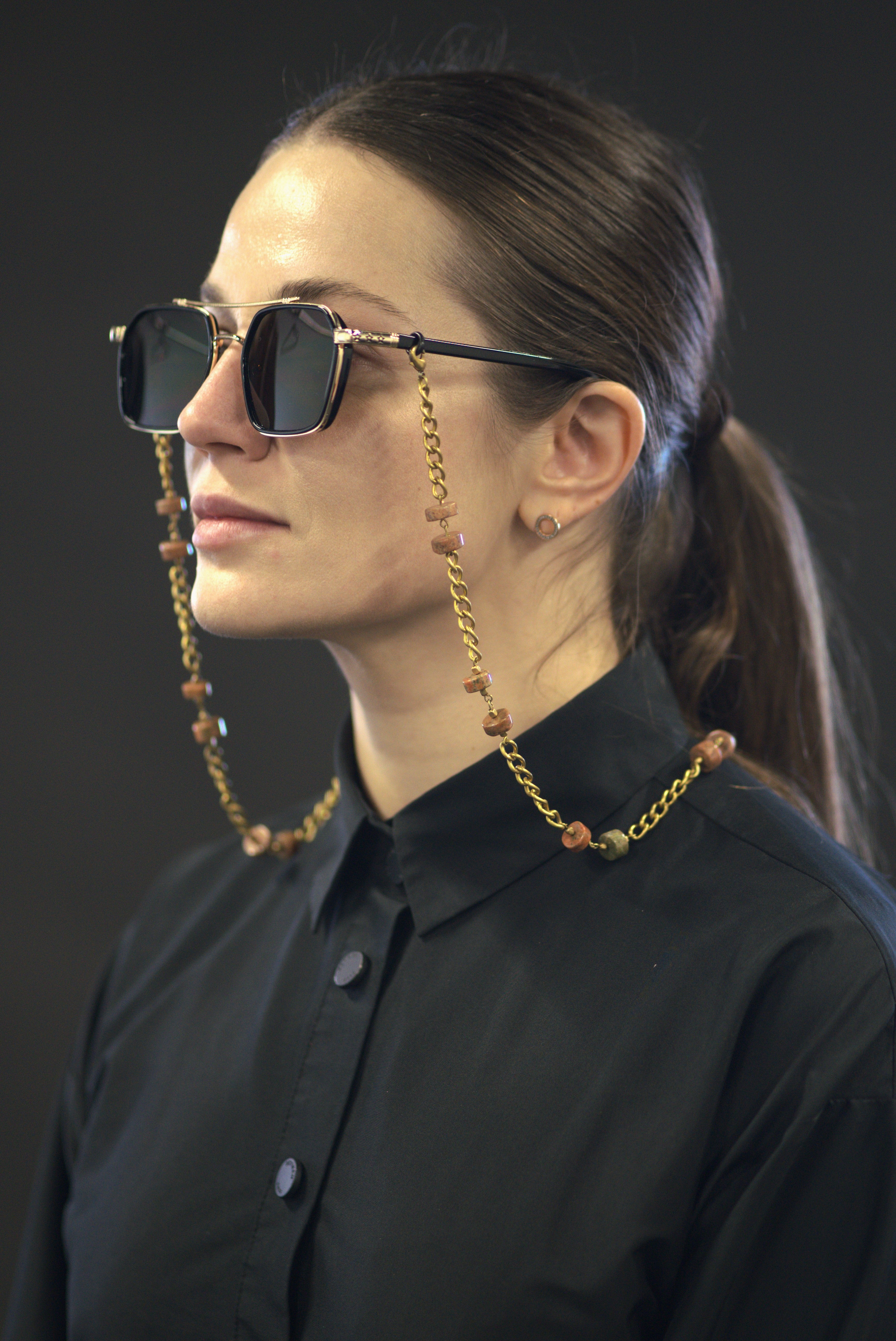 Unakite Sunglasses Chain