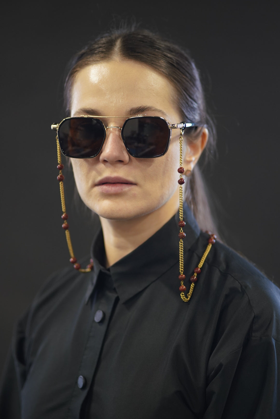 Red Jasper Sunglasses Chain