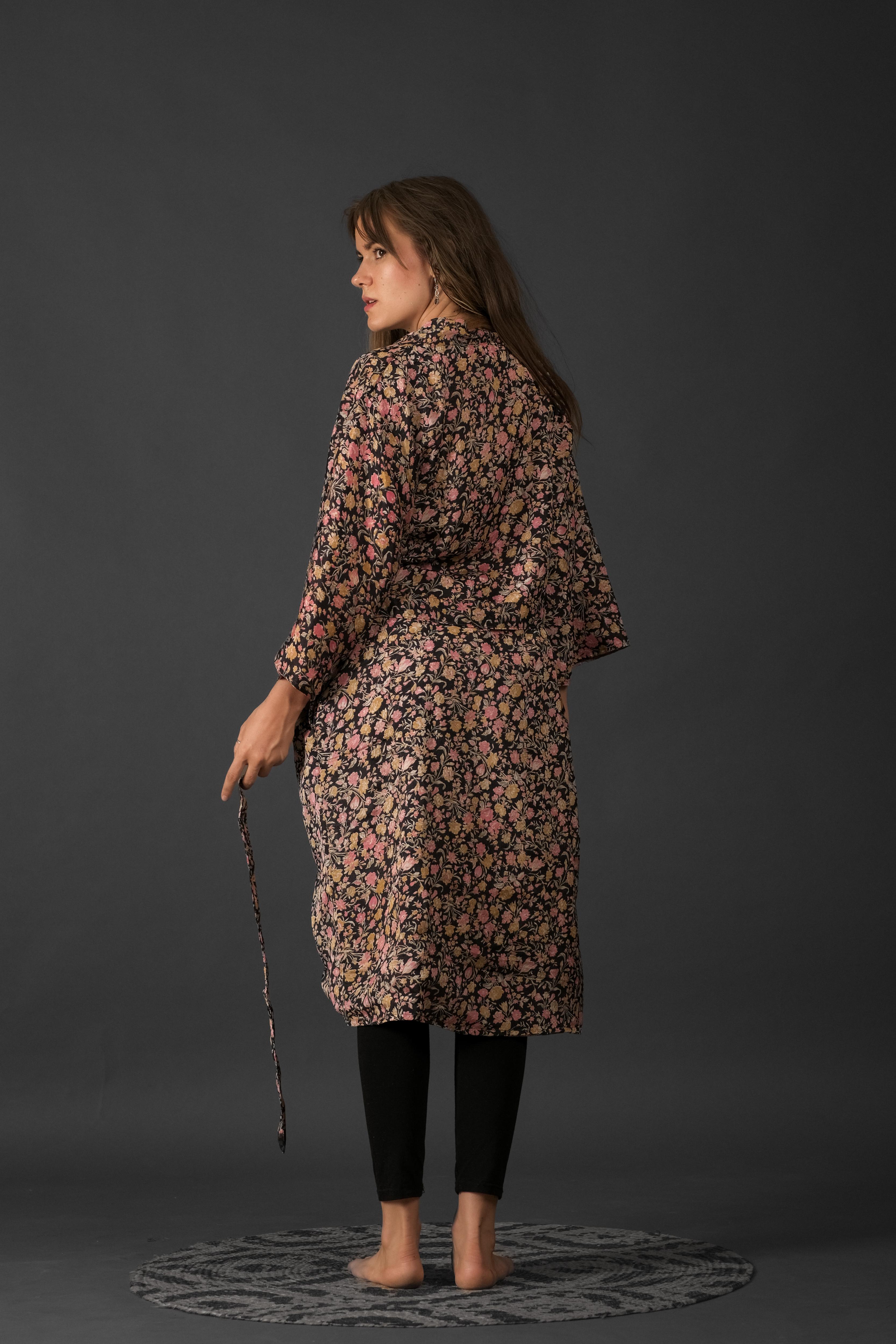 Reversible Saree Kimono Liz
