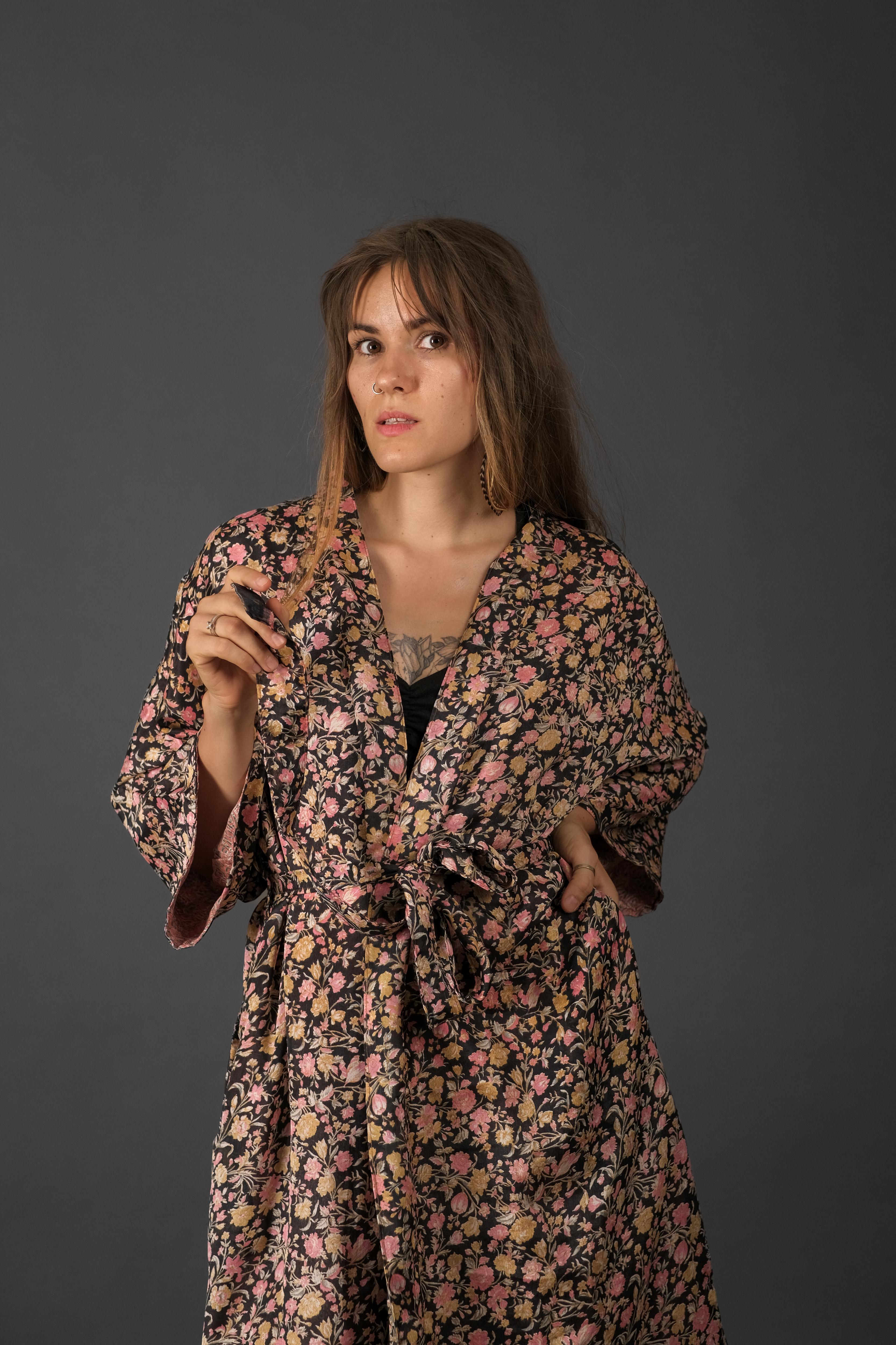 Reversible Saree Kimono Liz