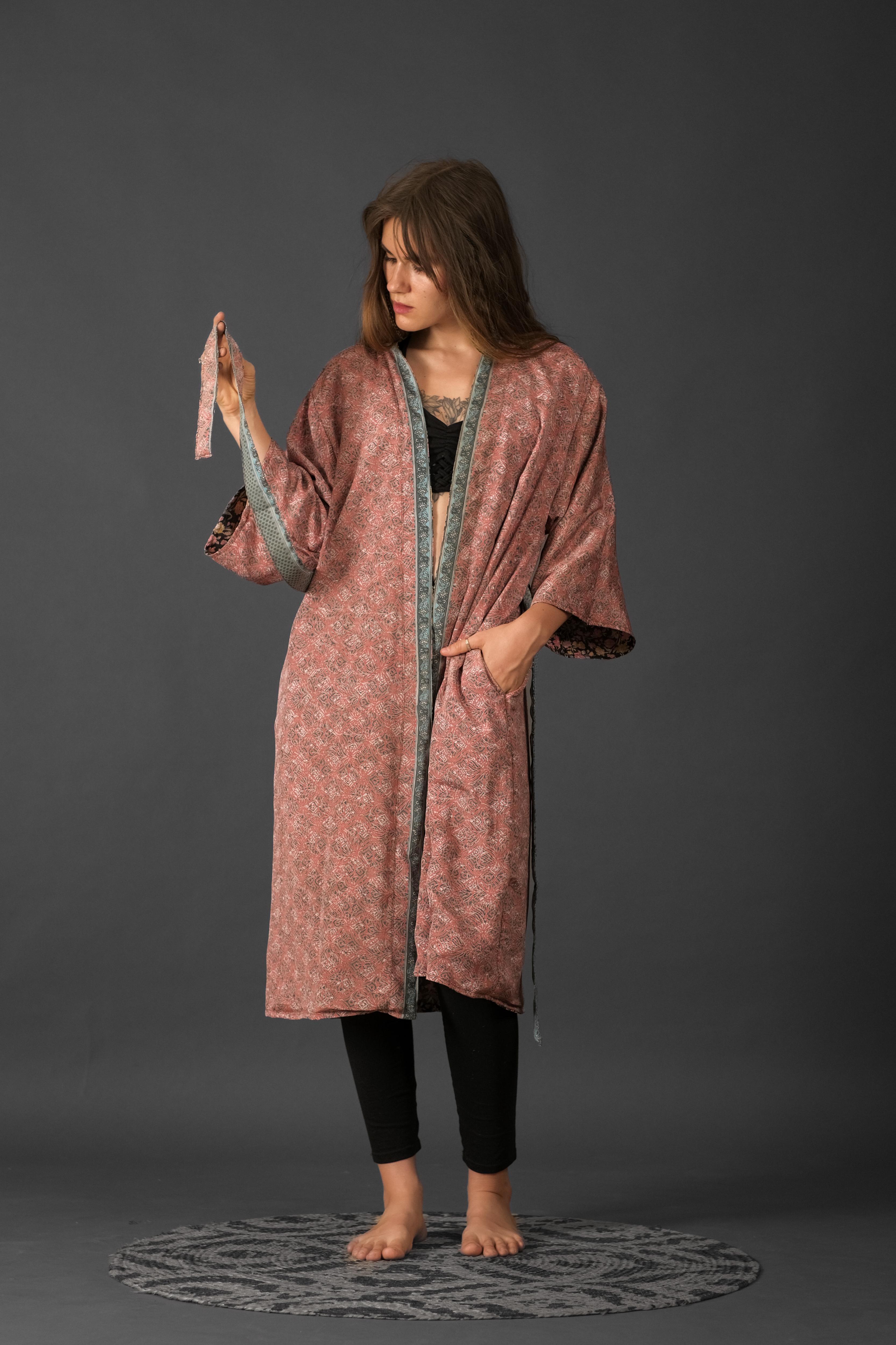 Reversible Saree Kimono Liz