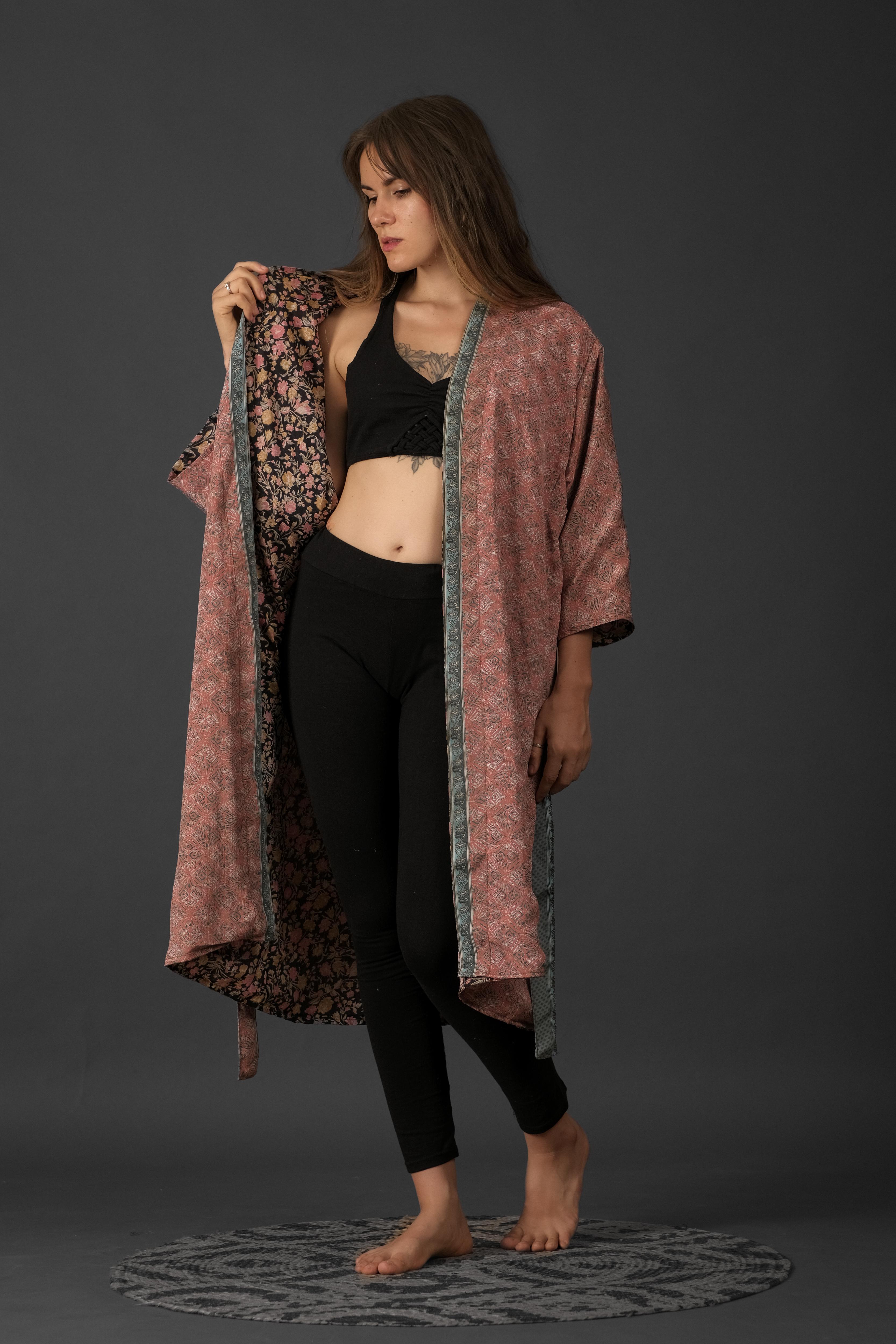Reversible Saree Kimono Liz