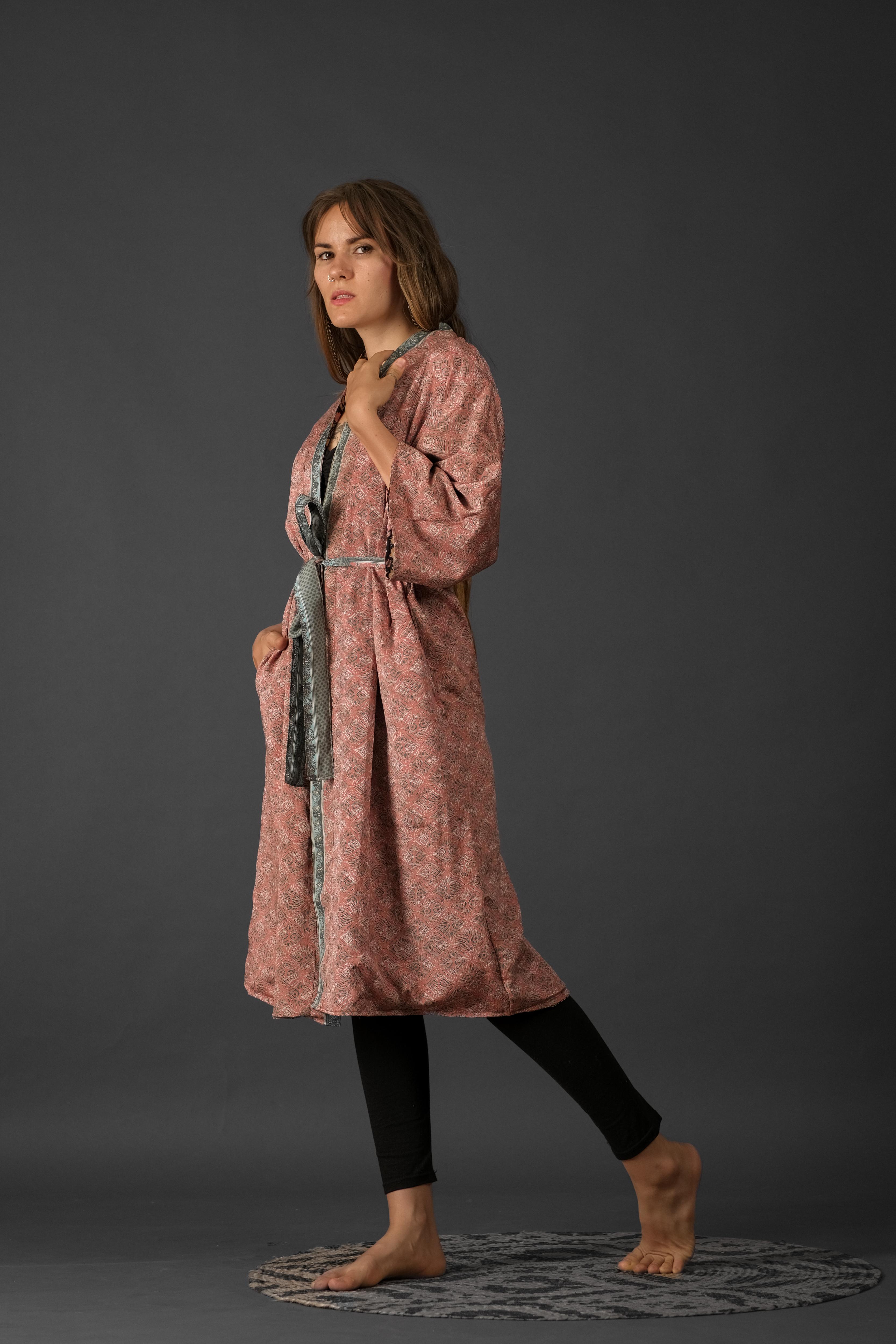 Reversible Saree Kimono Liz