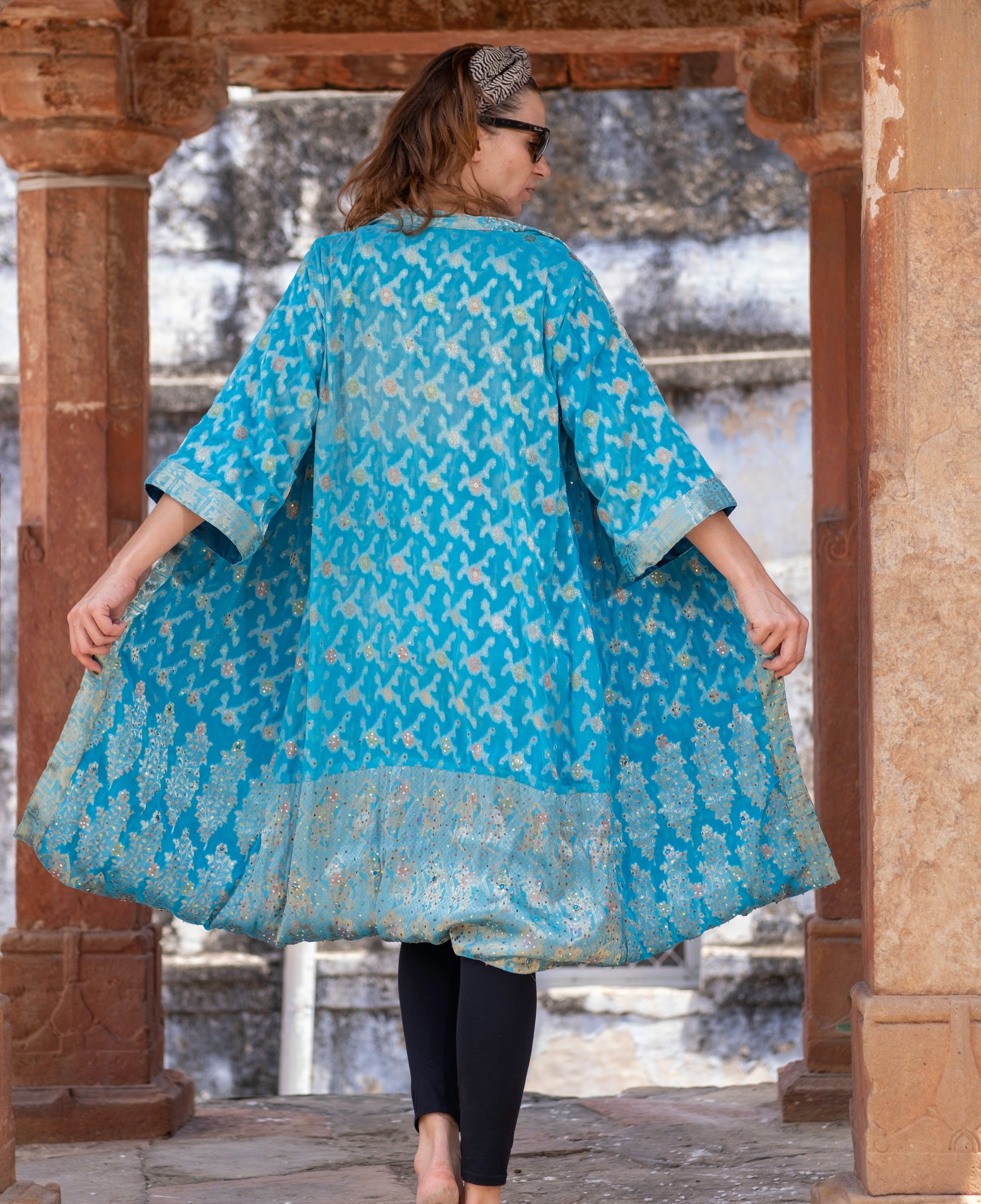 Sedna Silk Saree Kimono