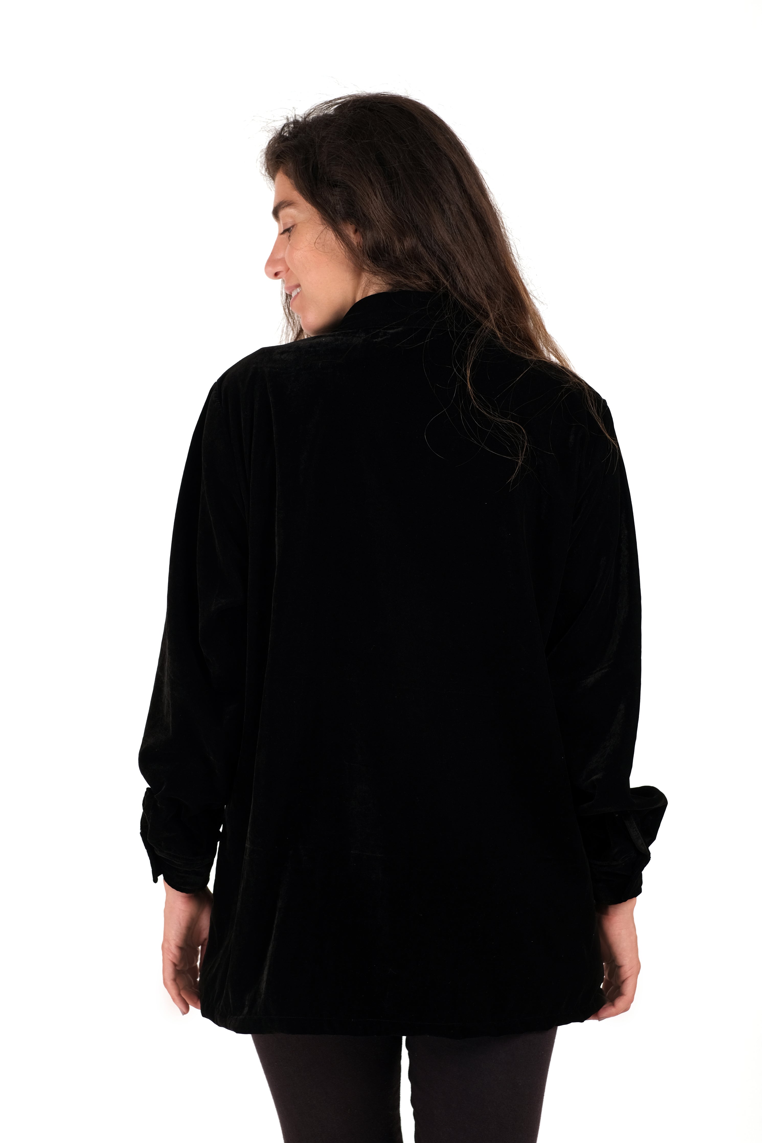 Black Velvet Shirt