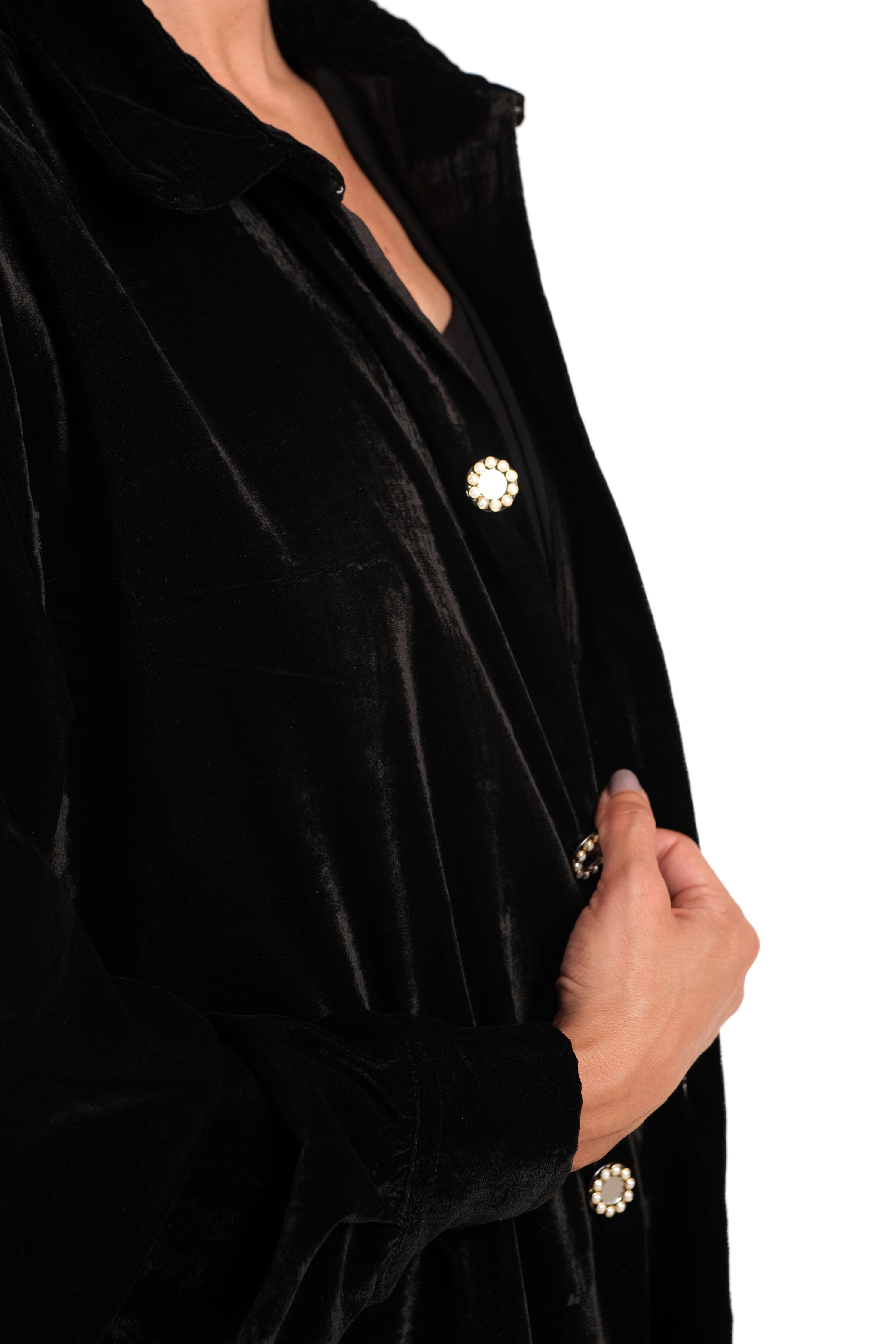 Black Velvet Shirt